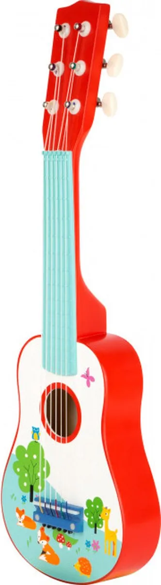 Small Foot Houten Gitaar Kleine Vos 53cm - Multicolor - afbeelding 6 van 6