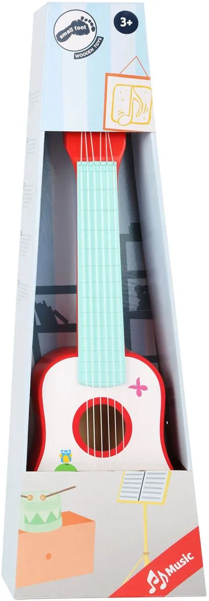 Small Foot Houten Gitaar Kleine Vos 53cm - Multicolor
