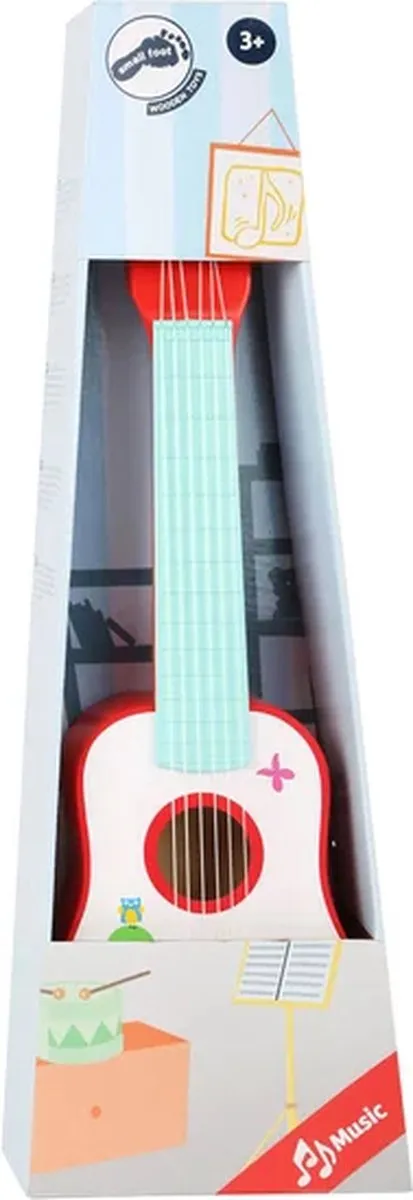 Small Foot Houten Gitaar Kleine Vos 53cm - Multicolor