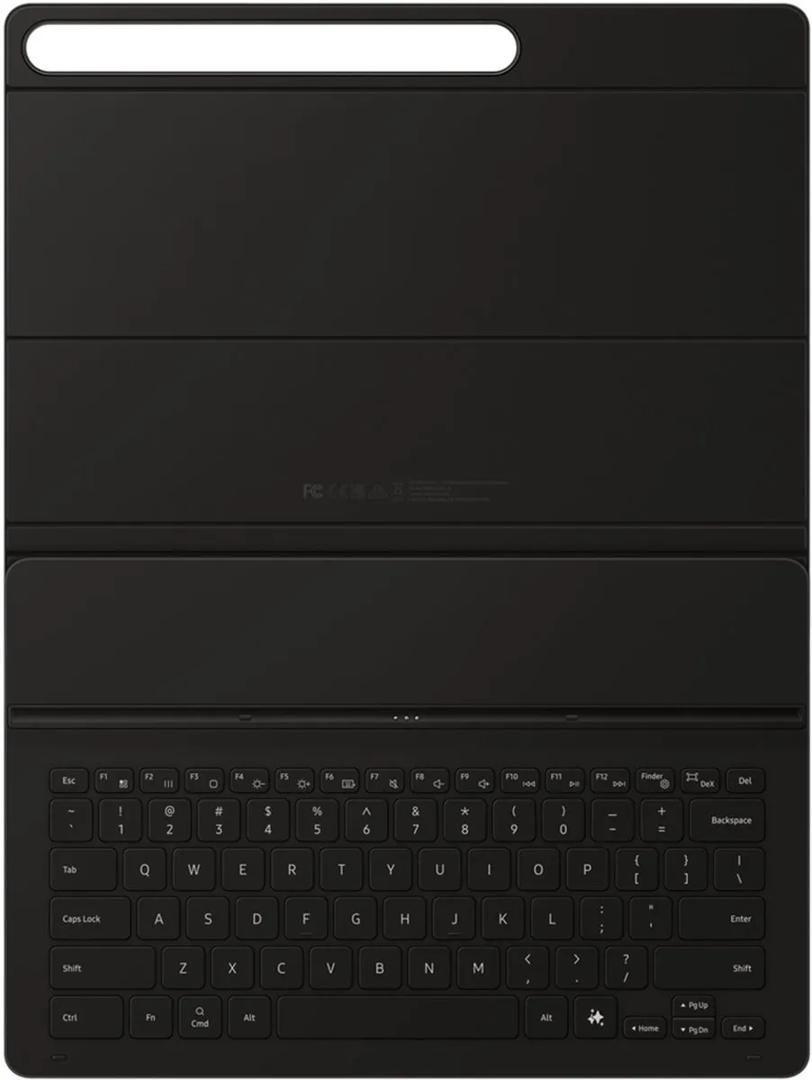 Samsung Galaxy Tab S10 FE+ Book Cover Keyboard - Zwart