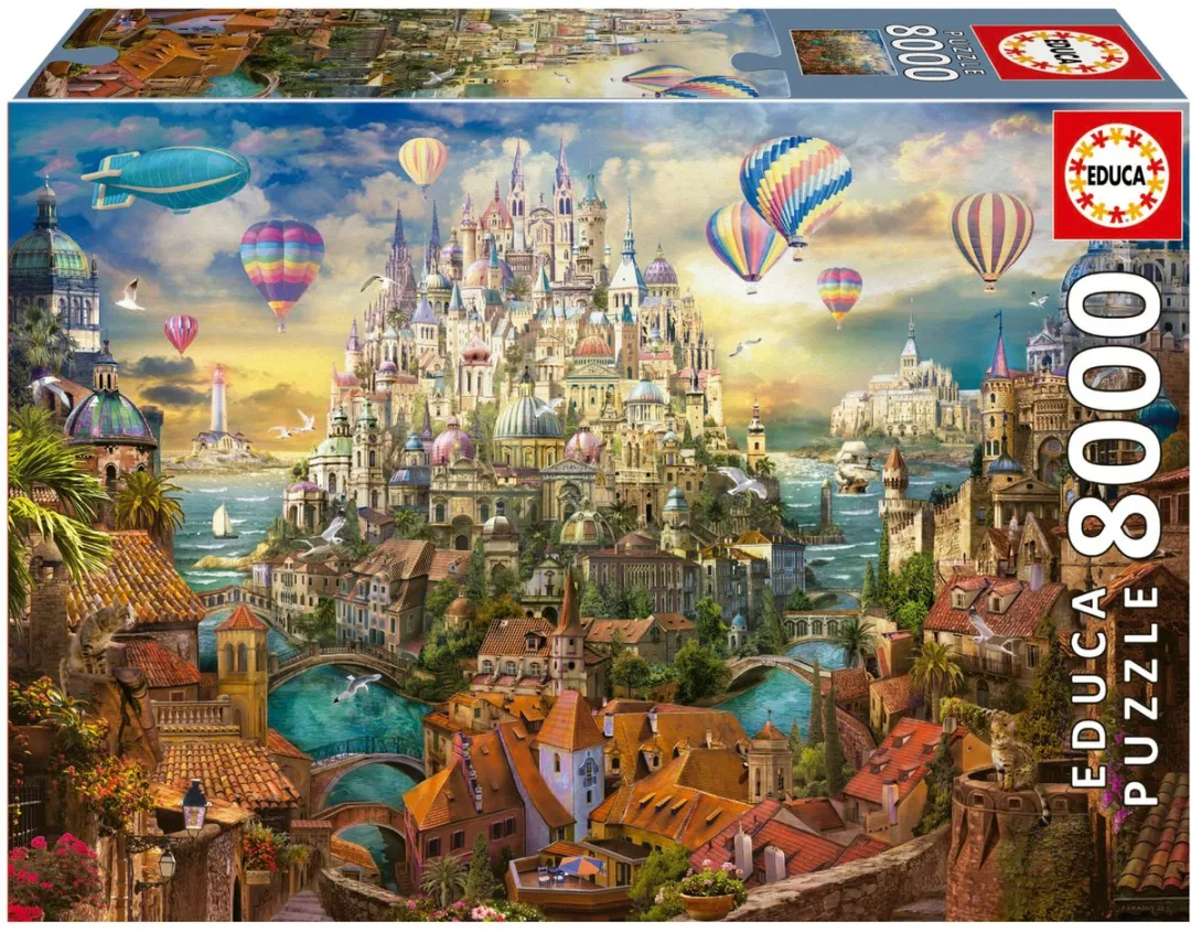 Educa City of Reve Puzzel 8000 Stuks