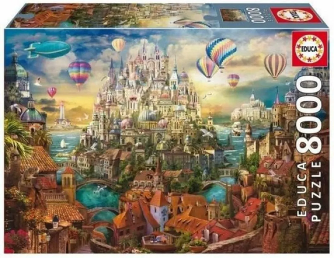 Educa City of Reve Puzzel 8000 Stuks - Sinterklaas Multicolor