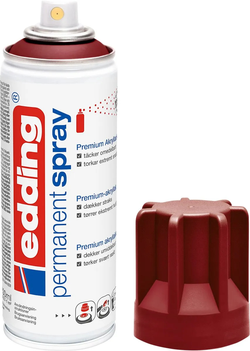 edding 5200 Spuitverf Purperrood Mat 200ml