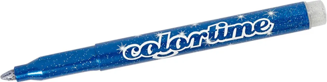 Colortime Glitterstiften Set - 12 Stuks Multikleur