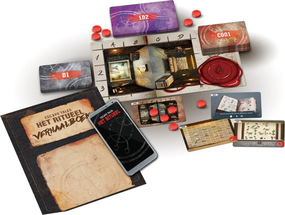 White Goblin Games Escape Tales Het Ritueel Bordspel - 122 Kaarten