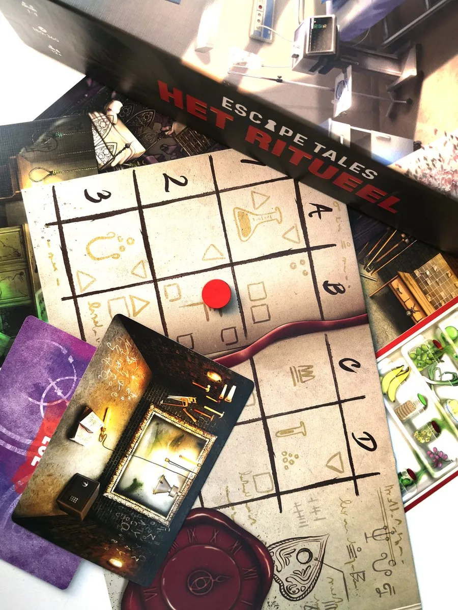 White Goblin Games Escape Tales Het Ritueel Bordspel - 122 Kaarten