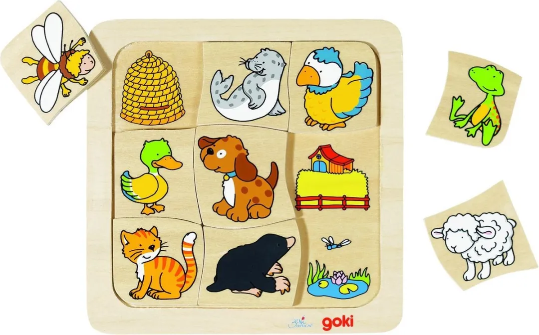 Goki Puzzle Who Lives Where?