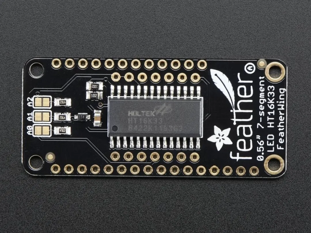Adafruit 0.56 inch 4-Digit 7-Segment FeatherWing Display - Geel