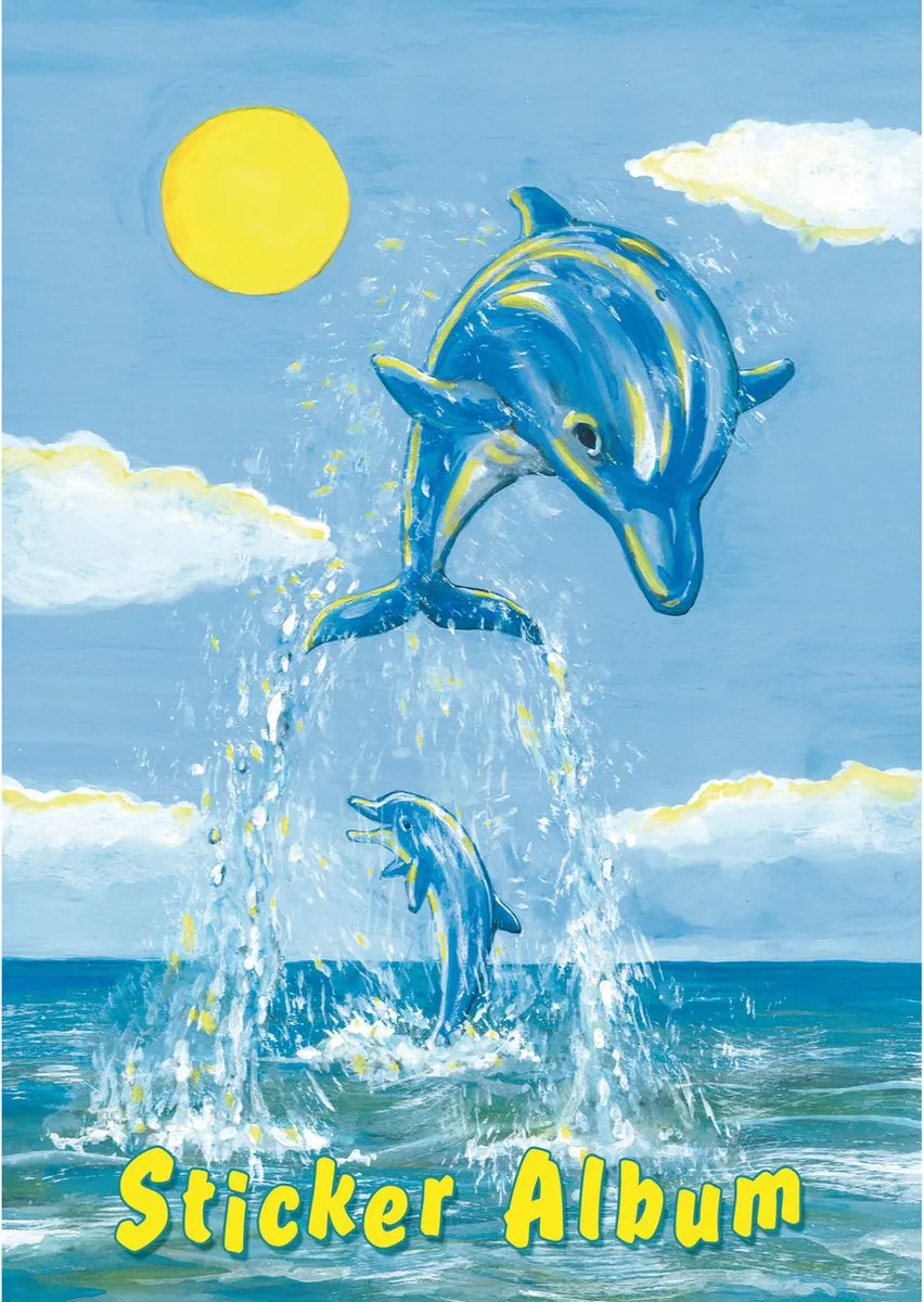 Herma Stickeralbum Der kleine Delfin A5