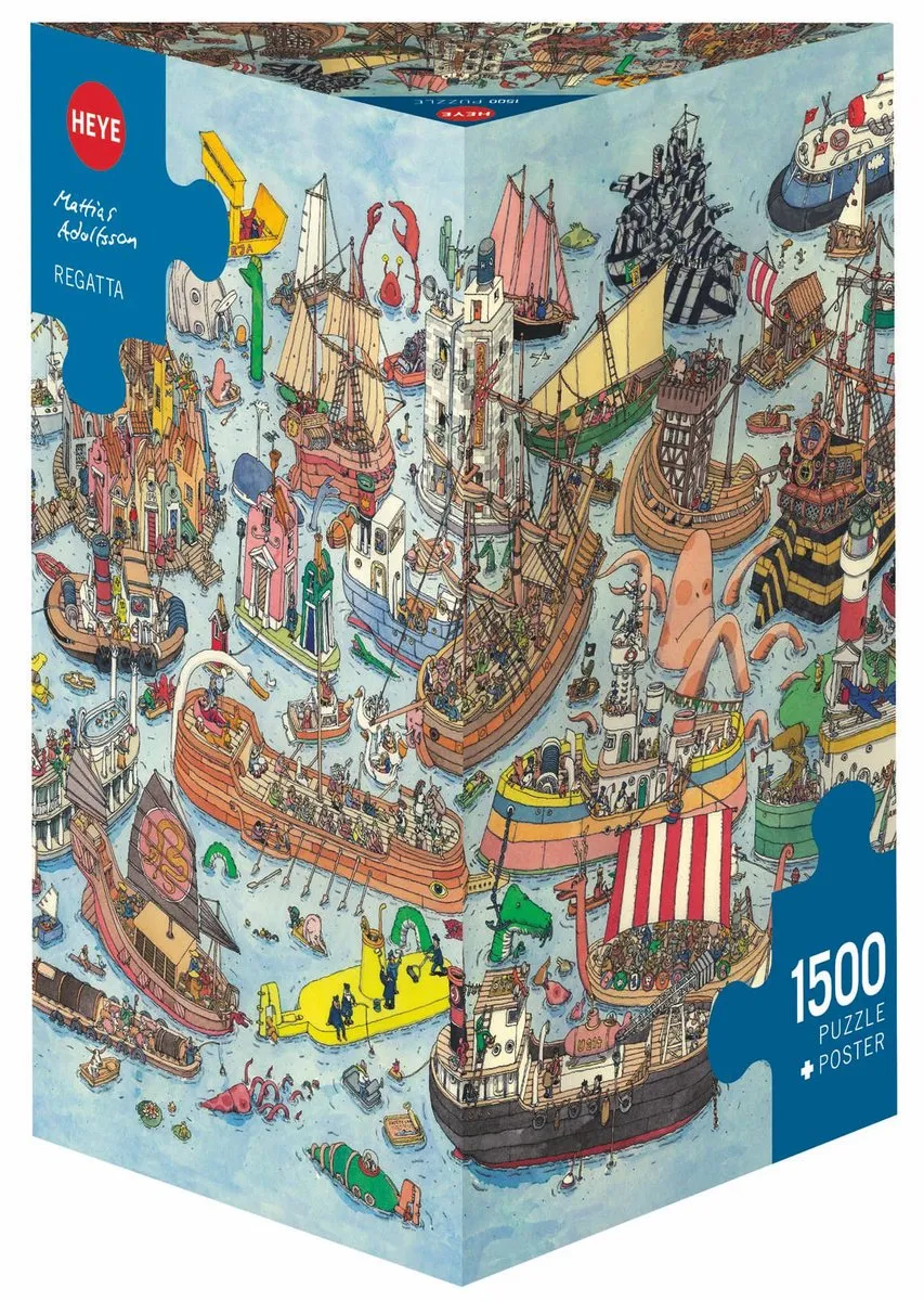 Heye Regatta Puzzle 15003 - Multicolor