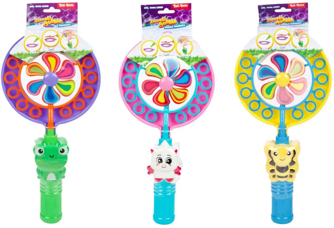Toi-Toys Incredibubble Bellenblaas Windmolen 100ml - Multicolor