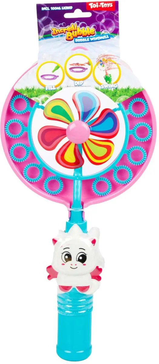 Toi-Toys Incredibubble Bellenblaas Windmolen 100ml - Multicolor - afbeelding 6 van 6