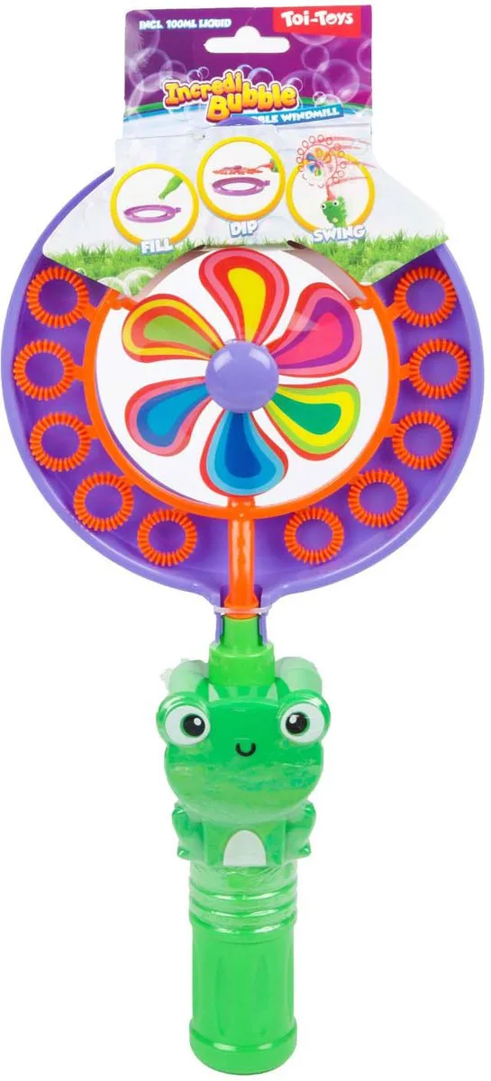 Toi-Toys Incredibubble Bellenblaas Windmolen 100ml - Multicolor