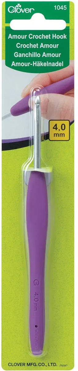 Clover Amour haaknaald 4.00mm - 3st