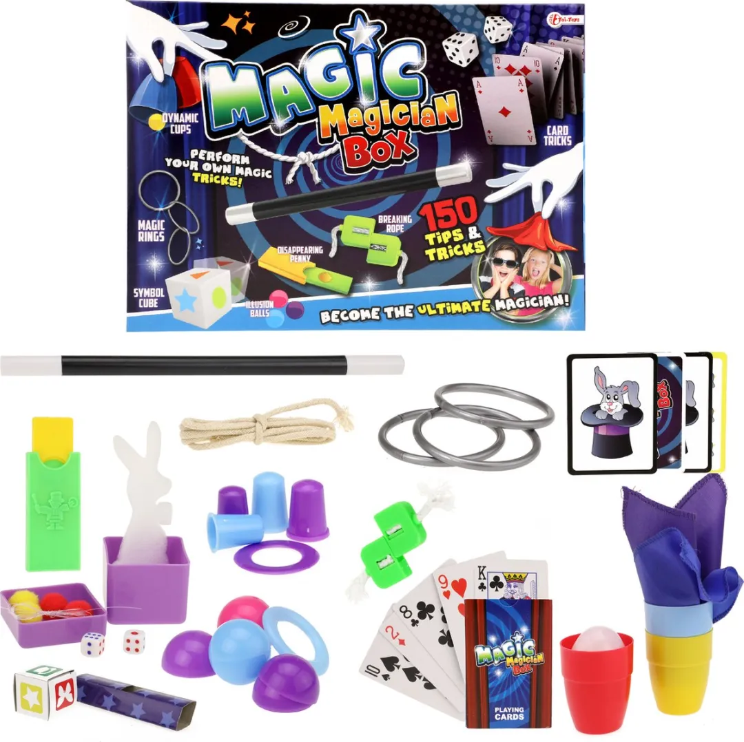 Toi-Toys Magische Goocheldoos 35219A - 150 Trucs - Multicolor