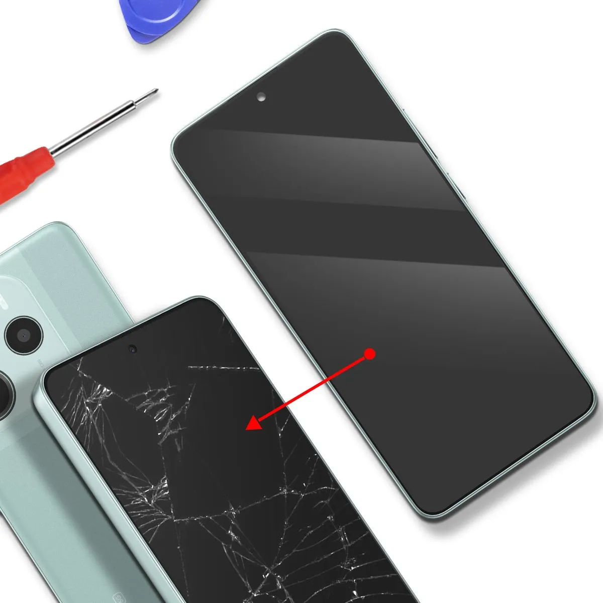 Xiaomi Redmi Note 14 5G AMOLED Scherm - Vert Menthe