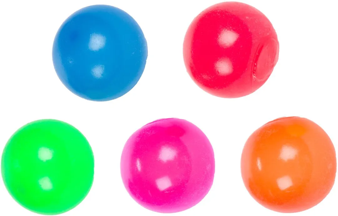 Toi-Toys Stickeezz Knijpballen - 5 Stuks Multi - afbeelding 4 van 5