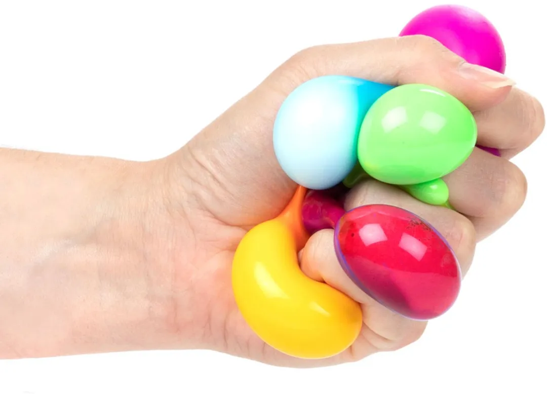Toi-Toys Stickeezz Knijpballen - 5 Stuks Multi - afbeelding 3 van 5