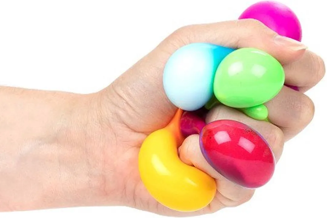 Toi-Toys Stickeezz Knijpballen - 5 Stuks Multi - afbeelding 5 van 5