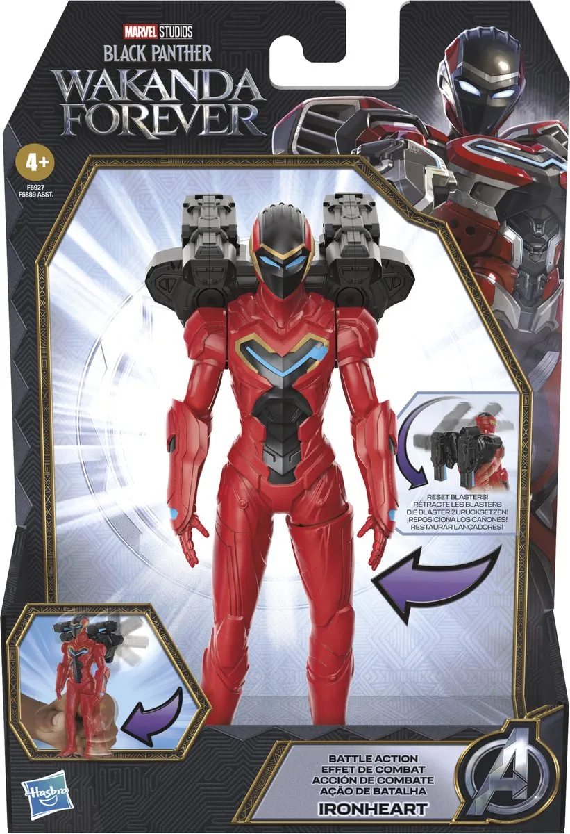 Hasbro Battle Action Ironheart Actiefiguur - Meerkleurig