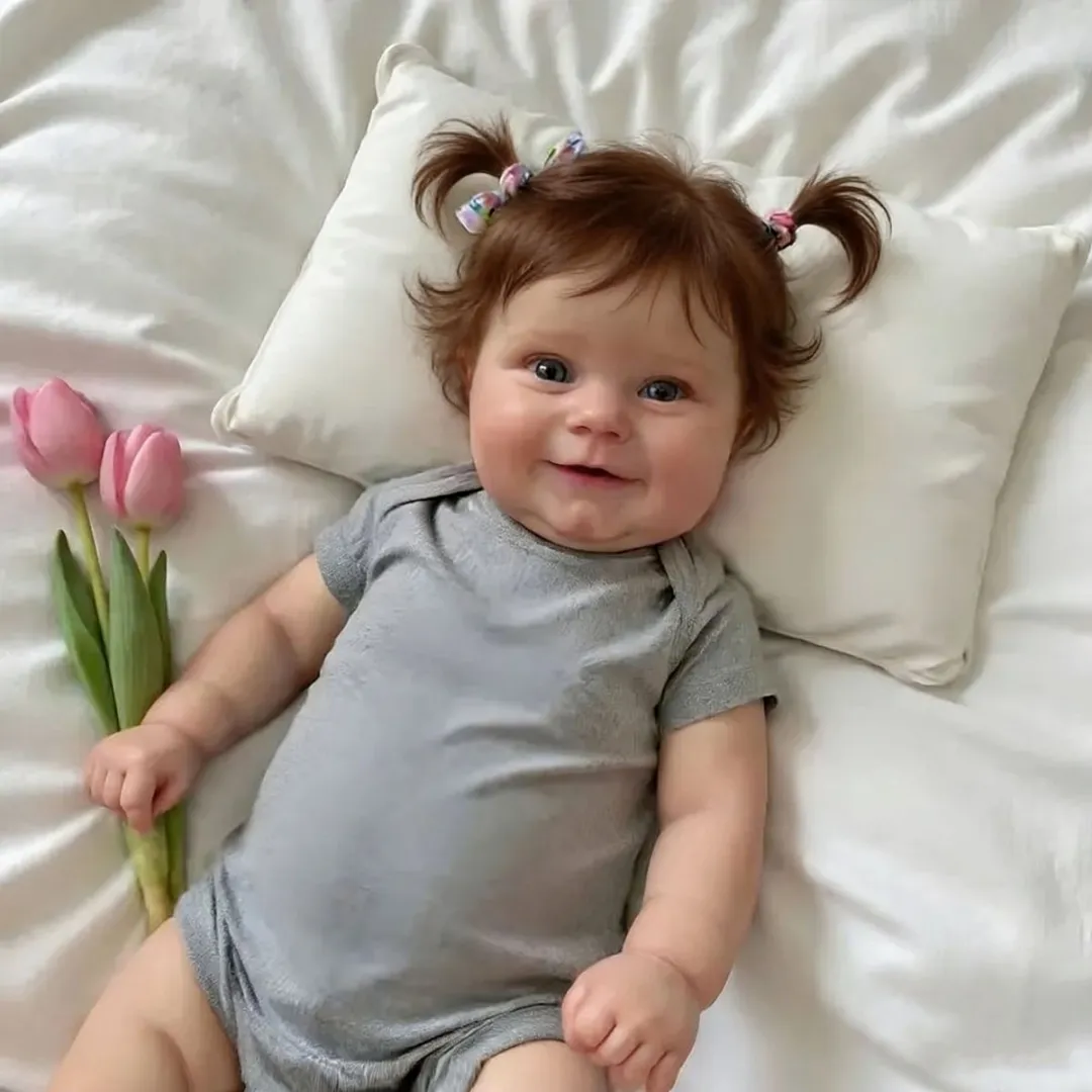 ECTEATOY Reborn Baby Pop Meisje 50cm - Realistische Pop met Kleding
