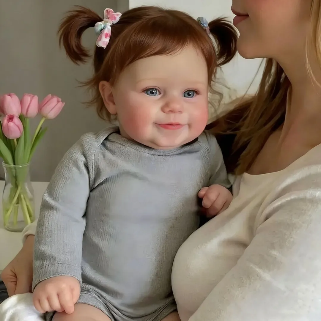 ECTEATOY Reborn Baby Pop Meisje 50cm - Realistische Pop met Kleding