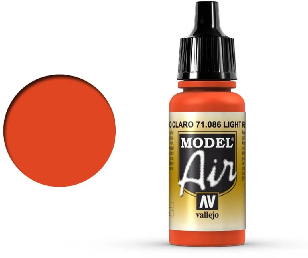 Vallejo Model Air Light Red Acrylverf 17ml