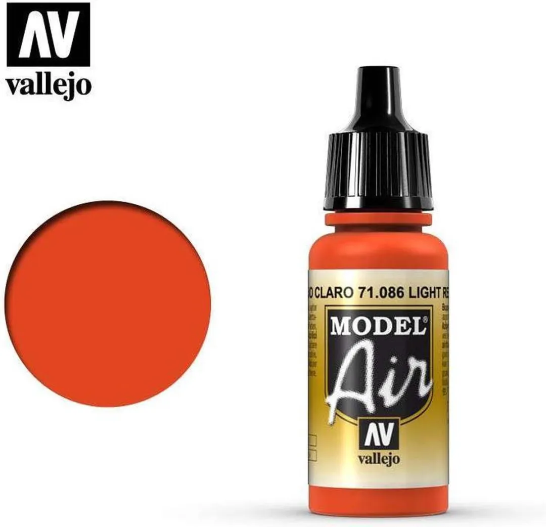 Vallejo Model Air Light Red Acrylverf 17ml