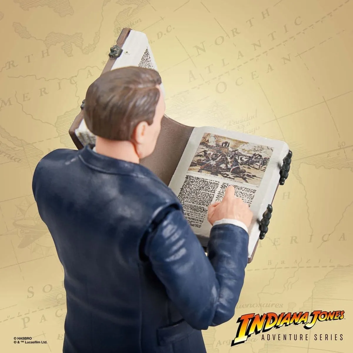 Hasbro Indiana Jones Adventure Series Marcus Brody & René Belloq - 2 Stuks - afbeelding 6 van 6
