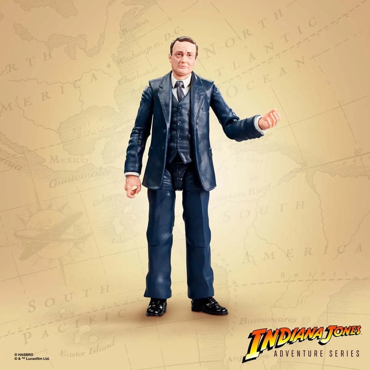 Hasbro Indiana Jones Adventure Series Marcus Brody & René Belloq - 2 Stuks