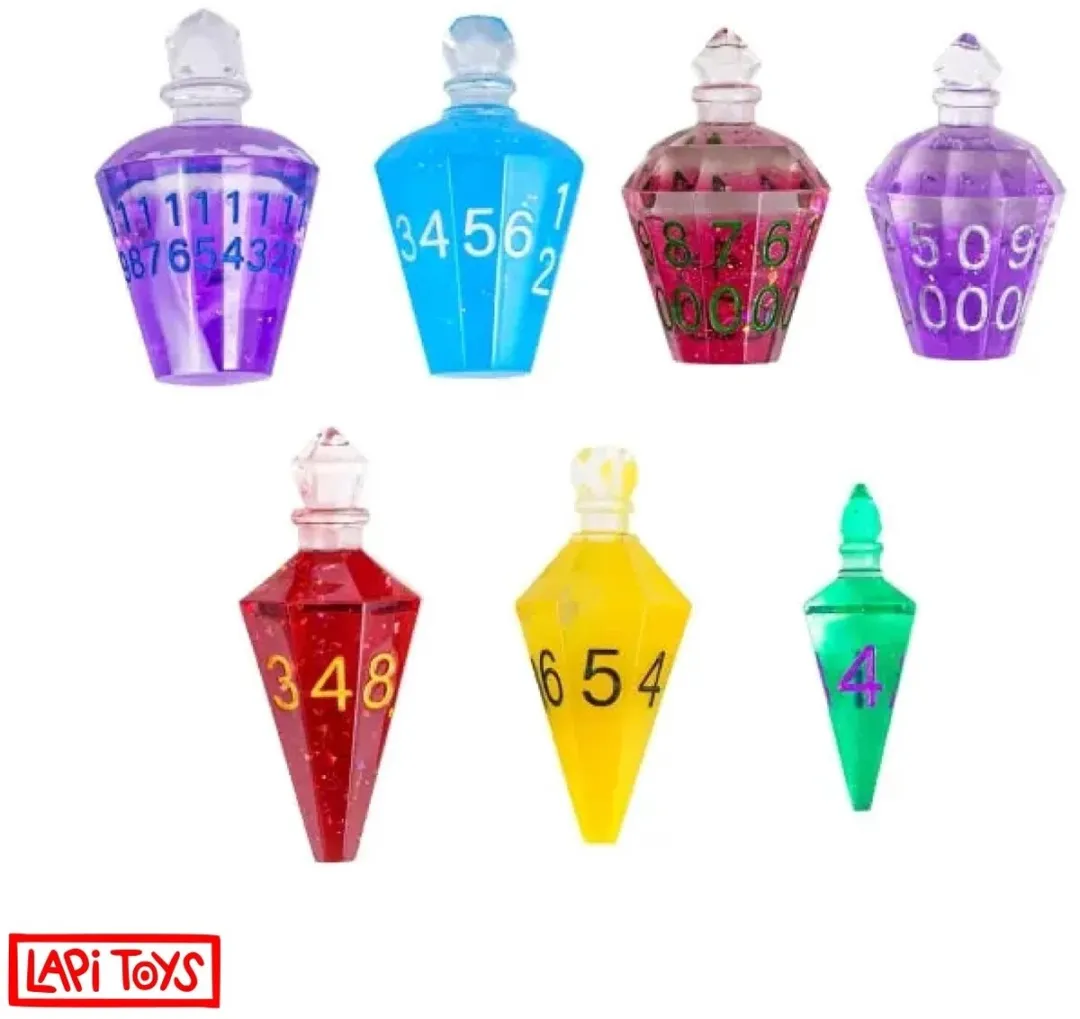 Lapi Toys D&D Dice Set Poison - 7-delig - Paars