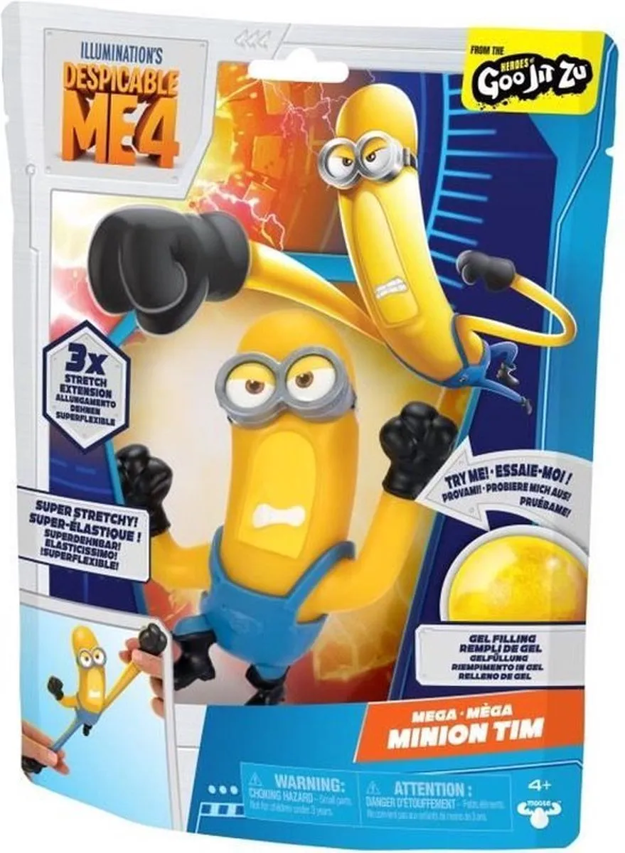 Moose Toys Goo Jit Zu Tim 13cm - Despicable Me 4 - Multi