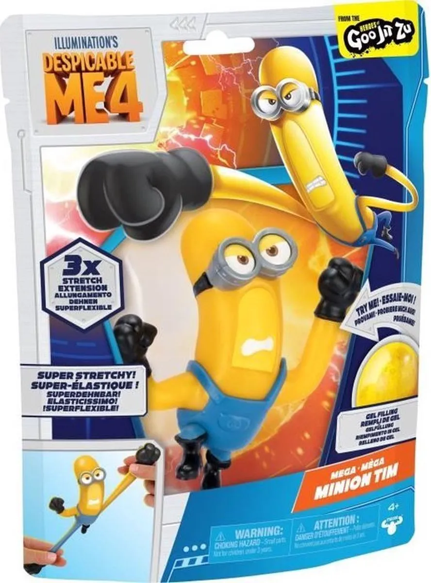 Moose Toys Goo Jit Zu Tim 13cm - Despicable Me 4 - Multi