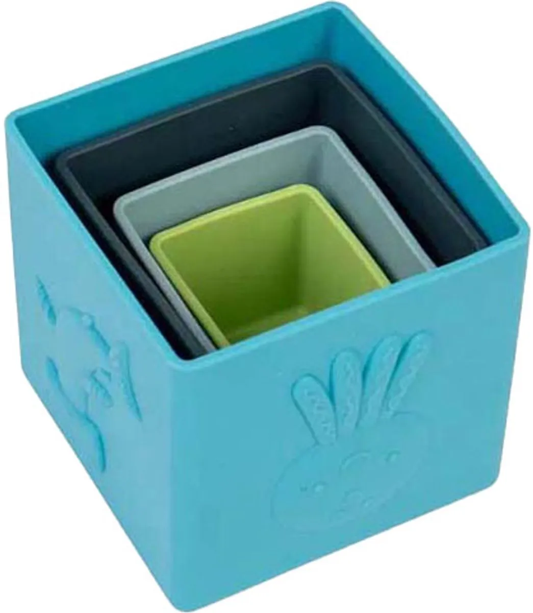 BIGJIGS Stapelblokken 4-delig - Multicolor