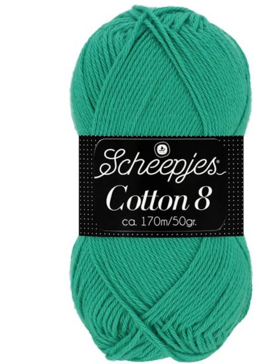 Scheepjes Cotton 8 723 Blauw Garen