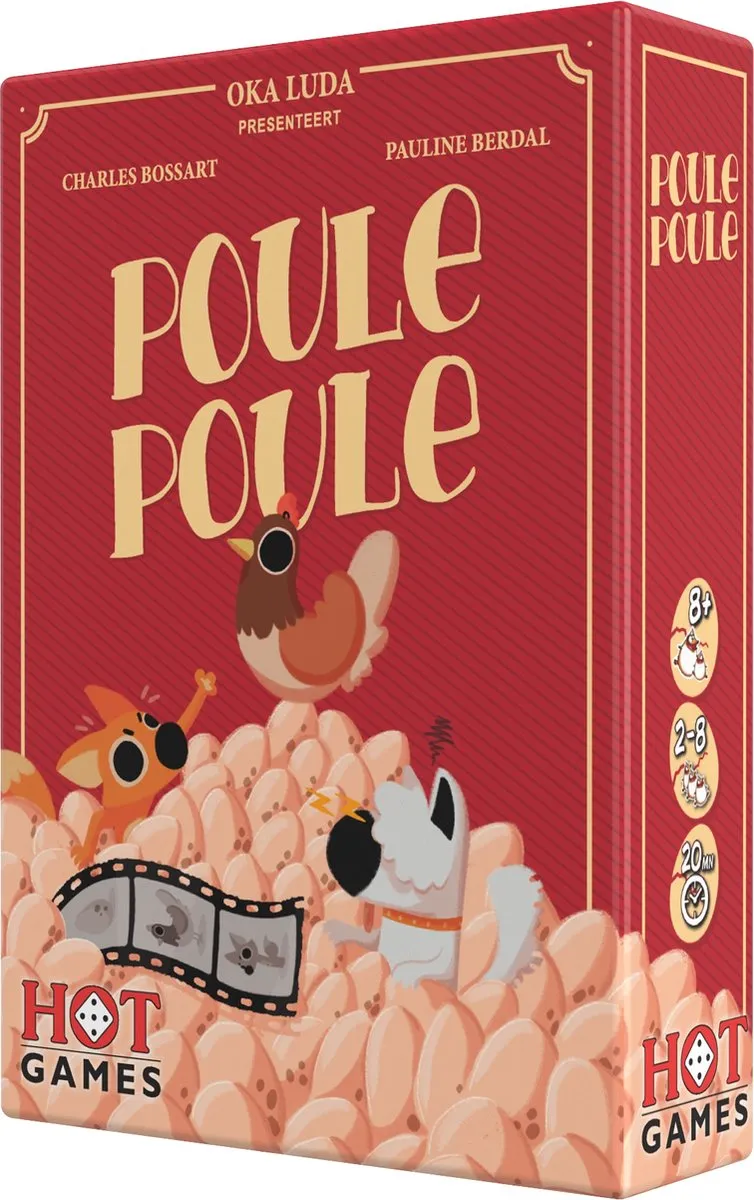HOT Games Poule Poule Partyspel 791302 - 2-8 Spelers