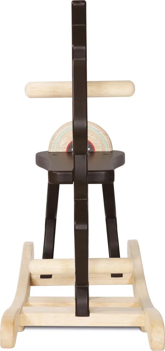 Le Toy Van Carrousel Hobbelpaard PL140 - Bruin/Rood/Geel
