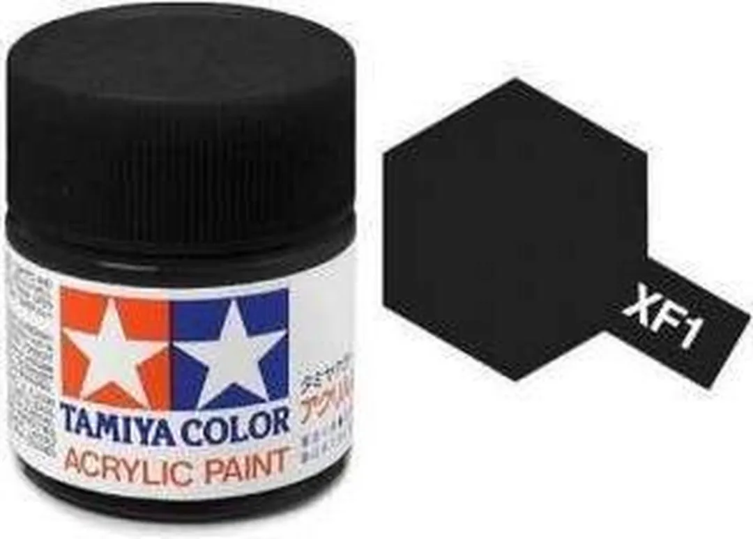 Tamiya XF-1 Acrylverf - Zwart - 23ml