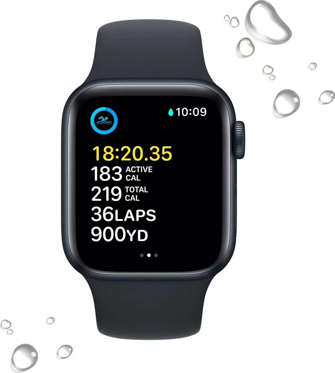 Apple Watch SE 2022 40mm - Middernacht - afbeelding 6 van 6