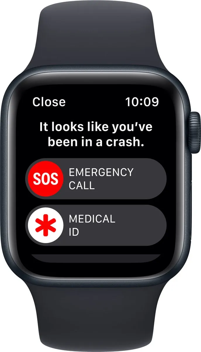 Apple Watch SE 2022 40mm - Middernacht Aluminium - Wit