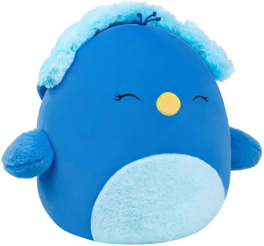 Squishmallows Priscilla 40cm - Blauwe Pauw