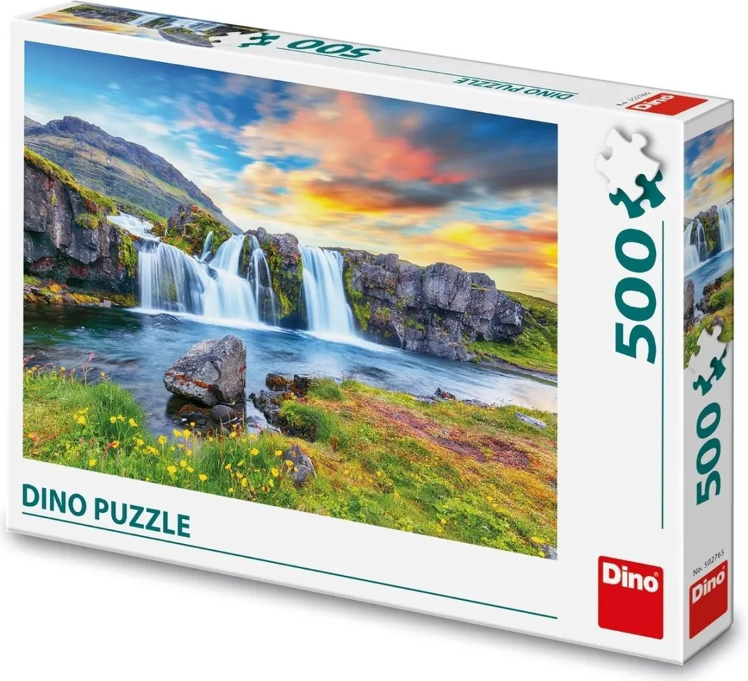 Dinotoys IJslandse Watervallen Puzzel 500 Stuks