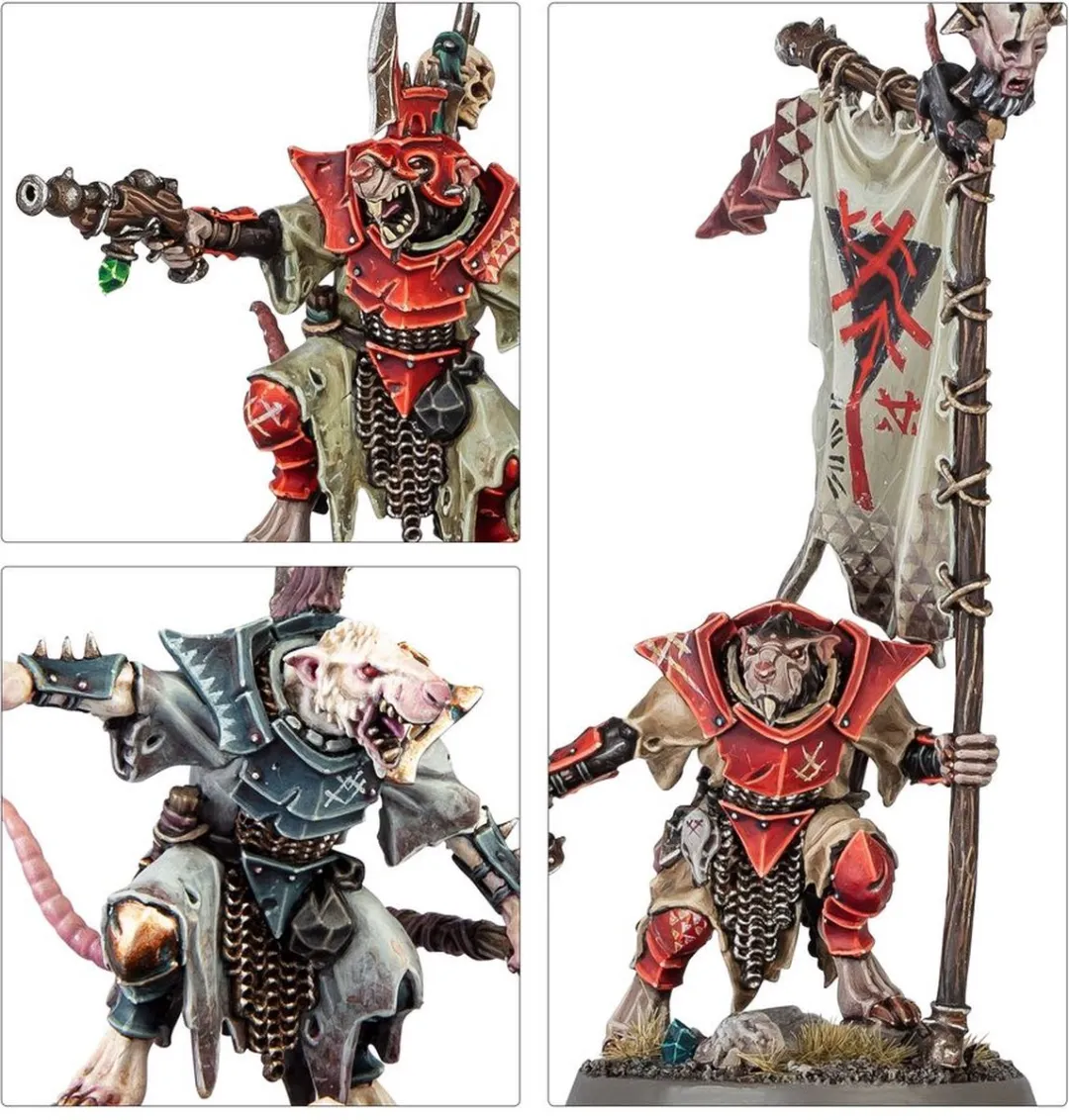 Games Workshop Skaven Stormvermin - 10 Onderdelen