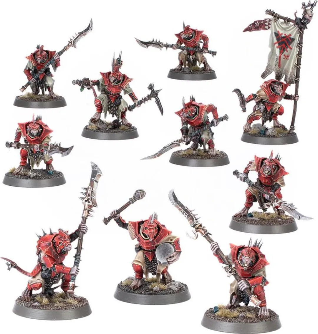 Games Workshop Skaven Stormvermin - 10 Onderdelen
