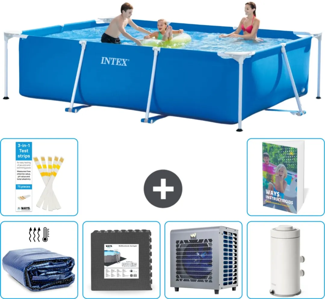 Intex Frame Zwembad 300x200x75cm Blauw