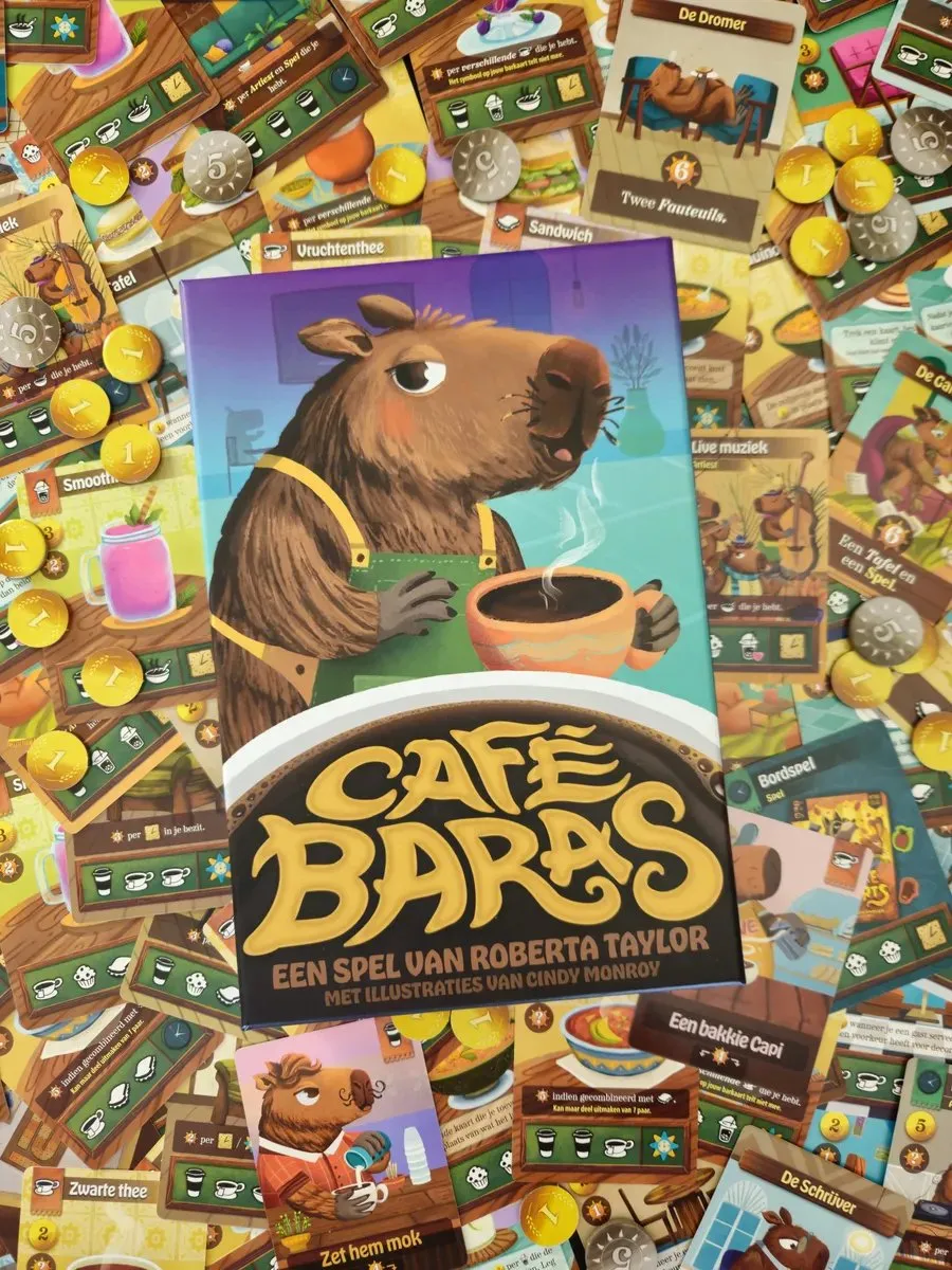 Happy Meeple Café Baras Bordspel - 1-4 Spelers
