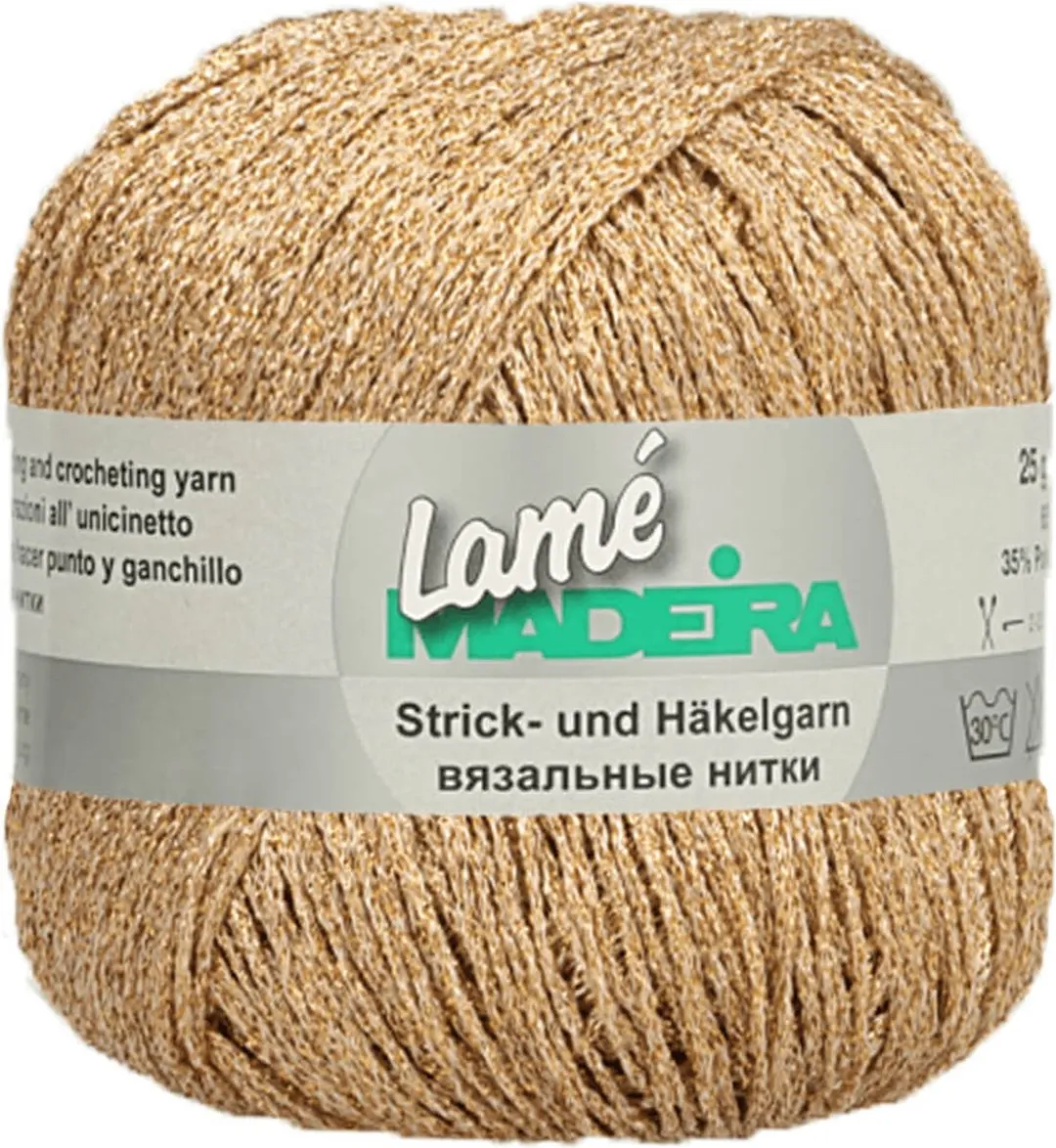 Madeira Lamé Garen Goud 421