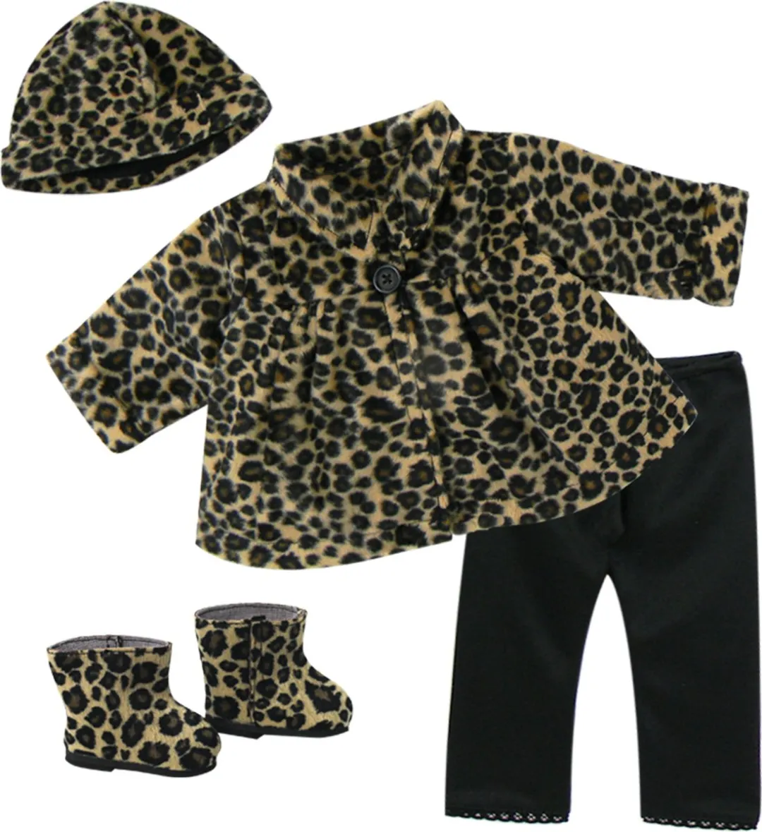 Sophia's by Teamson Kids Poppenkledingset Luipaard