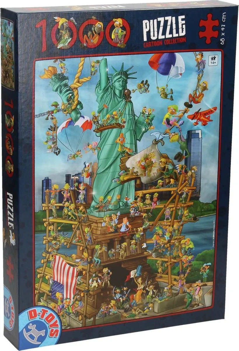 D-Toys Cartoon Collection New York Puzzel 1000 Stuks