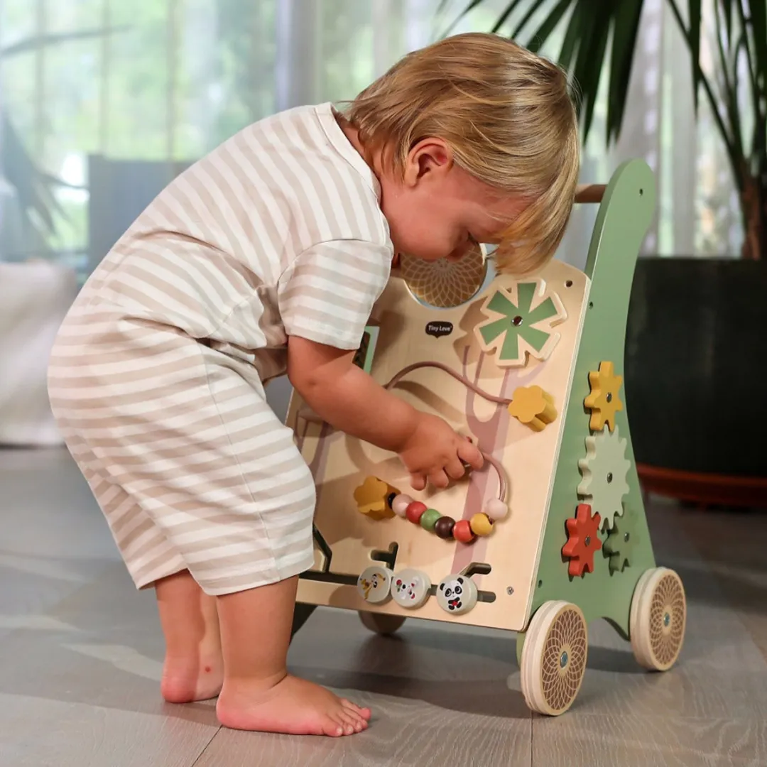 Tiny Love Wooden Activity Walk Behind Looptrainer - Boho Chic